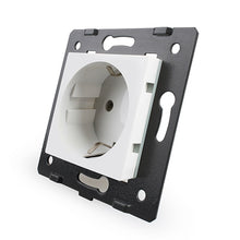 Load image into Gallery viewer, Livolo Socket DIY Parts, White Plastic Materials, EU standard, Function Key For EU  Wall Socket, VL-C7-C1EU-11