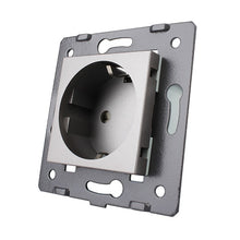 Load image into Gallery viewer, Livolo Socket DIY Parts, White Plastic Materials, EU standard, Function Key For EU  Wall Socket, VL-C7-C1EU-11